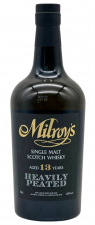 Milroy's Heavily Peated 13 Years 1st fill Jamaican Rum Cask 48%