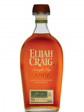 Elijah Craig Straight Rye Whiskey   70cl -47%