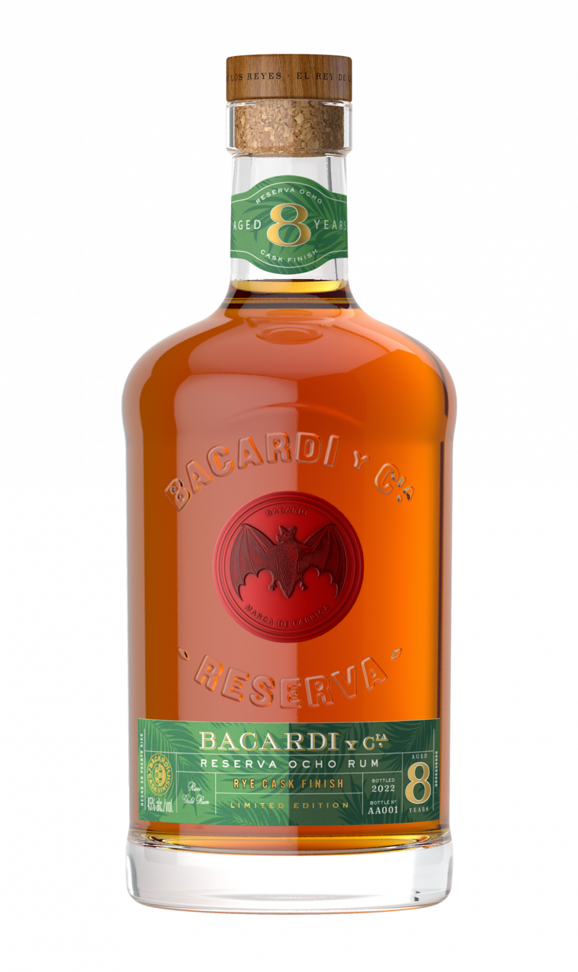 Bacardi Reserva Ocho Rye 70cl 45%