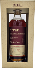 Arran Private Cask Van Wees Celebration 11yr 59.1%