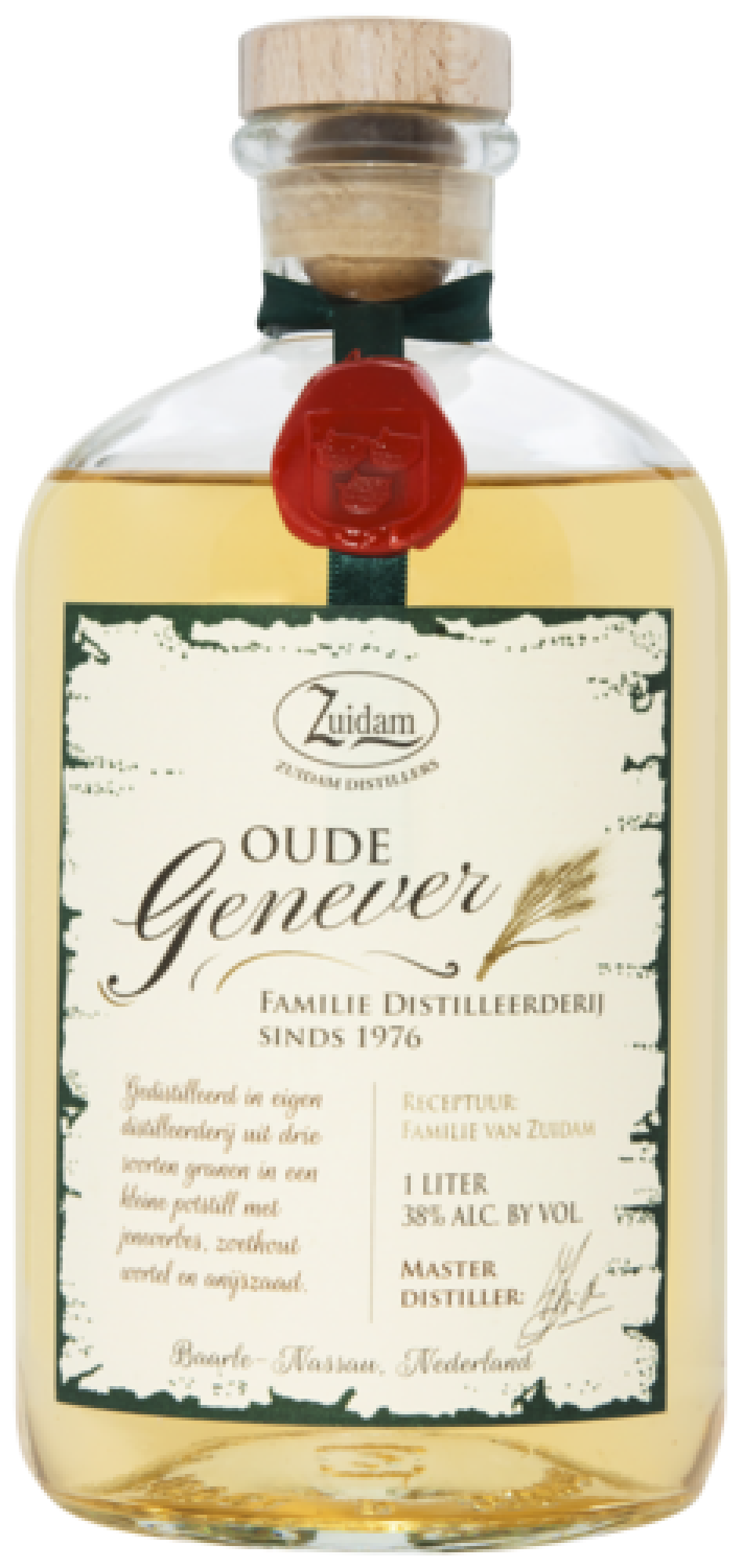 Zuidam Oude Genever  38% Liter