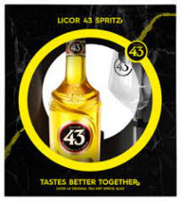 Licor 43 giftset Spritz glas 70cl  31%